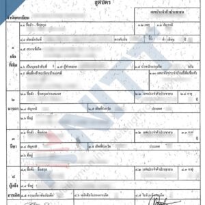 Acte de naissance thaïlandais : tout format
